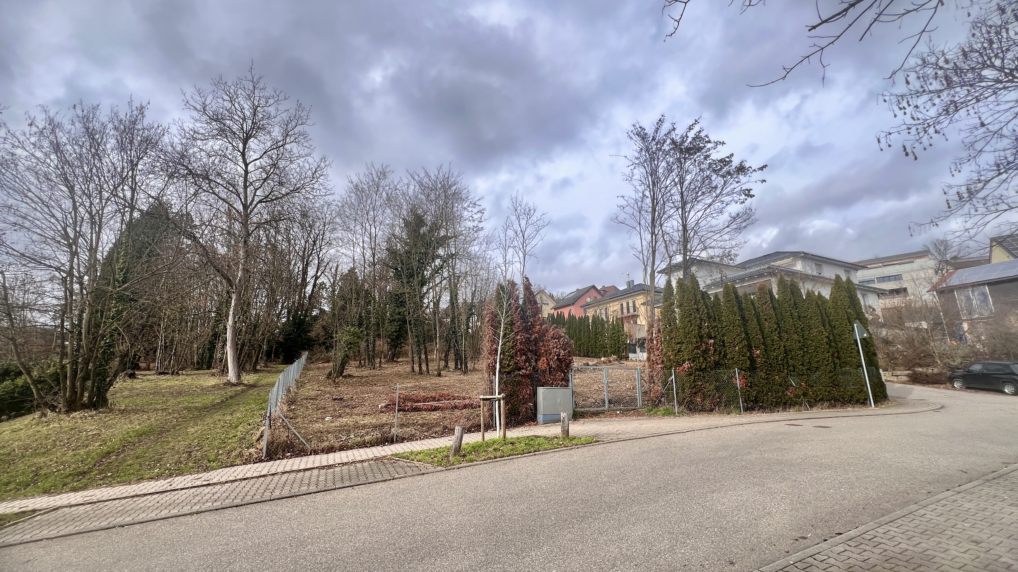 Flurstücke zwischen Igor-Strawinski-Straße, Maurice-Ravel-Straße und Maihäldenspielplatz – gerodete Fläche